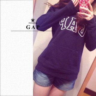 ギャップ(GAP)のGAP♡パーカー ネイビー(パーカー)