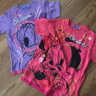ディズニー(Disney)のディズニーランド ディズニーシー ミニー デイジー M Tシャツ セット(その他)