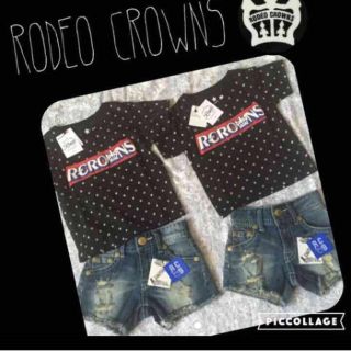 ロデオクラウンズ(RODEO CROWNS)のロデオクラウンズキッズ ダメージショートパンツ お揃いコーデ(パンツ/スパッツ)