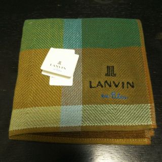 ランバンオンブルー(LANVIN en Bleu)の新品 ブランドハンカチ ランバンオンブルー(ハンカチ/ポケットチーフ)