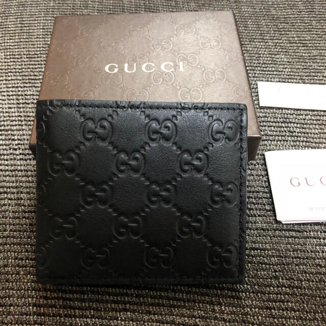 Gucci(グッチ)の【ha~©️様専用 】GUCCI グッチ 二つ折財布 365467 メンズのファッション小物(折り財布)の商品写真