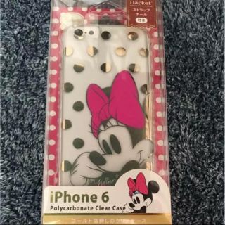 ディズニー(Disney)のiPhone6/6s ijacketケース ミニー(iPhoneケース)