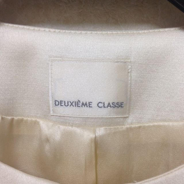 DEUXIEME CLASSE(ドゥーズィエムクラス)のドゥーズィエムクラス♥️ツイードジャケ レディースのジャケット/アウター(ノーカラージャケット)の商品写真