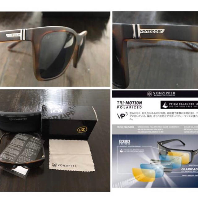 Oakley(オークリー)の新品♡ vonzipper ボンジッパー 偏光レンズ  TSP 定価2万円 メンズのファッション小物(サングラス/メガネ)の商品写真