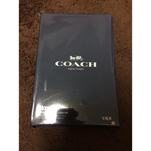 COACH(コーチ)の【限定品】 COACH コーチ ボールペン 万年筆  Monomax 1月号付録 エンタメ/ホビーの雑誌(ファッション)の商品写真