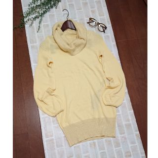 ジャスグリッティー(JUSGLITTY)の新品 JUSGLITTY ジャスグリッティー オフタートルニットチュニック(ニット/セーター)