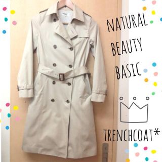 ナチュラルビューティーベーシック(NATURAL BEAUTY BASIC)のNBB♡定番ベージュトレンチコート♡(トレンチコート)