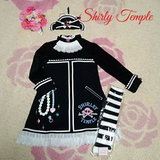 シャーリーテンプル(Shirley Temple)の♡374♡シャーリーテンプル♡パイレーツ☆ジュエリー付き♡ワンピース♡110cm(ワンピース)