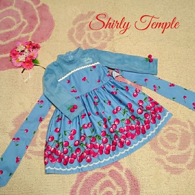 Shirley Temple(シャーリーテンプル)の♡696♡シャーリーテンプル♡チェリー♡ワンピース♪☆♡110cm♡ キッズ/ベビー/マタニティのキッズ服女の子用(90cm~)(ワンピース)の商品写真