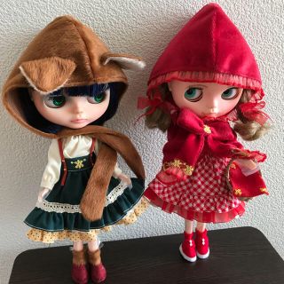タカラトミー(Takara Tomy)のmaiha様 専用 狼ちゃんと赤ずきんちゃん(人形)