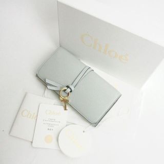 クロエ(Chloe)の未使用★【クロエ】アルファベット 長財布 レザー エアリーグレー(財布)