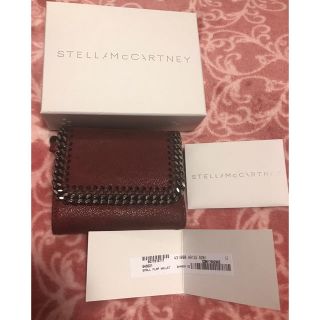 ステラマッカートニー(Stella McCartney)の美品☆ステラマッカートニーファラベラ折財布 レッド系 正規品(財布)