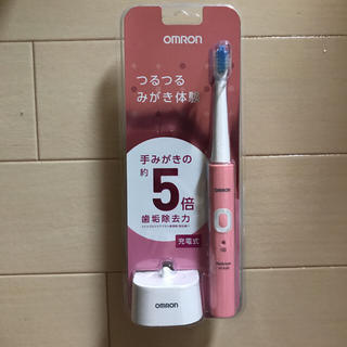オムロン(OMRON)の【ayano様専用】オムロン 音波式電動歯ブラシ HT-B305-PK(電動歯ブラシ)