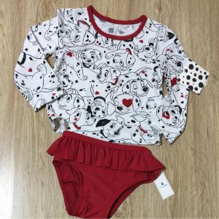 ベビーギャップ(babyGAP)のベビーギャップ 水着 Ｔシャツ パンツ ディズニー 90センチ(Tシャツ/カットソー)