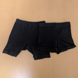 シマムラ(しまむら)の【美品】裾レース　裾フリル　ショート丈レギンス(パンツ)