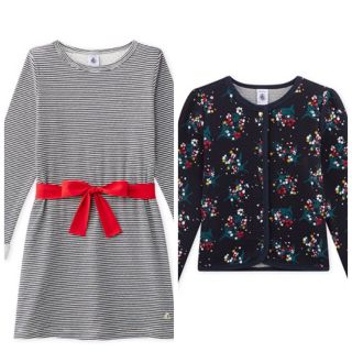 プチバトー(PETIT BATEAU)のさりょー様専用☆8ans プチバトー ワンピース、カーディガン(ワンピース)