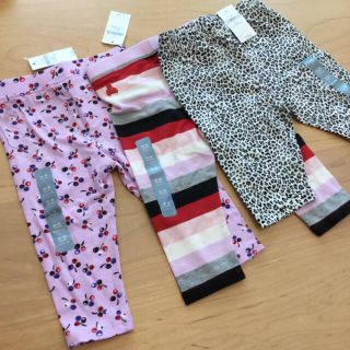 ベビーギャップ(babyGAP)の【新品タグ付】ベビーギャップ レギンス 3枚セット(パンツ)