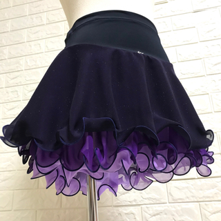 ◼︎コロペイ様専用◼︎ フィギュアスケート　スカート 150 紫系　ハンドメイド(スカート)