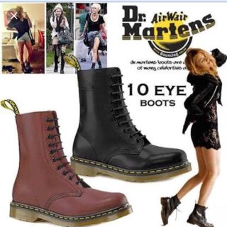 ドクターマーチン(Dr.Martens)のドクターマーチン ラバーブーツ  チェリーレッド(ブーツ)