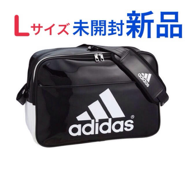 adidas - Lサイズ 定価 ¥7452 アディダス エナメルバッグ 黒 adidasの通販 by pripri's shop｜アディダスならラクマ