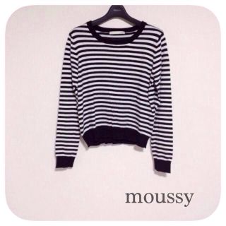 マウジー(moussy)のmoussyボーダーニット♡(シャツ/ブラウス(長袖/七分))