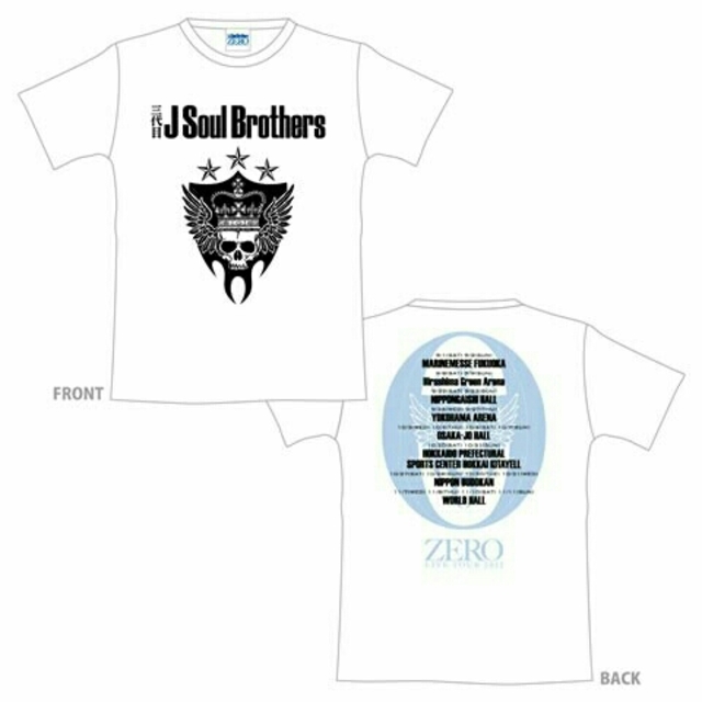 三代目 J Soul Brothers(サンダイメジェイソウルブラザーズ)のせーな様専用 三代目JSB ZERO Tシャツ 白 エンタメ/ホビーのタレントグッズ(ミュージシャン)の商品写真
