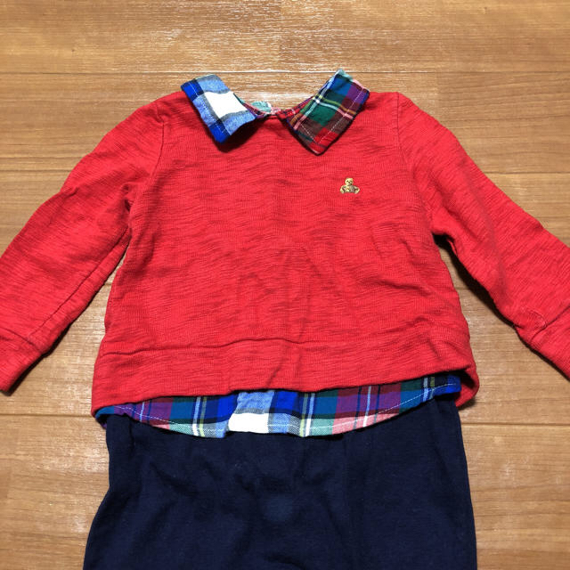 babyGAP(ベビーギャップ)のbaby Gapの長袖カバーオール サイズ80 キッズ/ベビー/マタニティのベビー服(~85cm)(カバーオール)の商品写真
