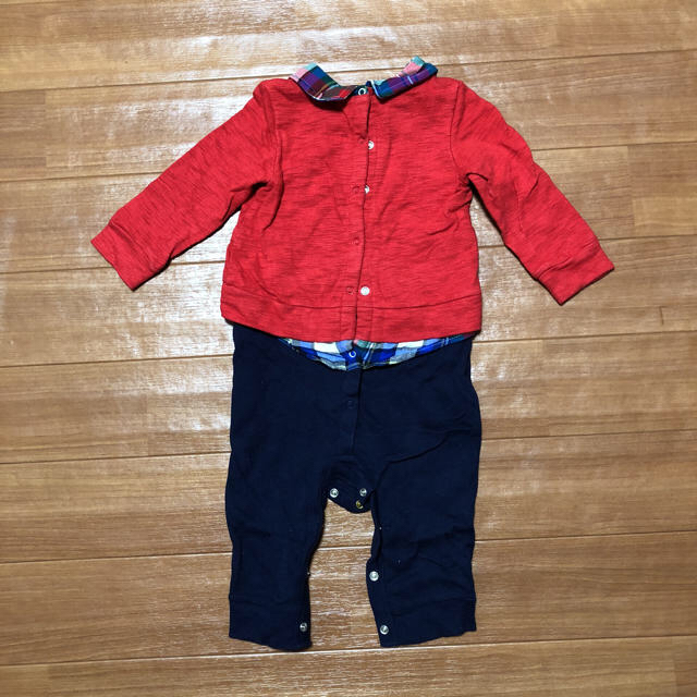 babyGAP(ベビーギャップ)のbaby Gapの長袖カバーオール サイズ80 キッズ/ベビー/マタニティのベビー服(~85cm)(カバーオール)の商品写真