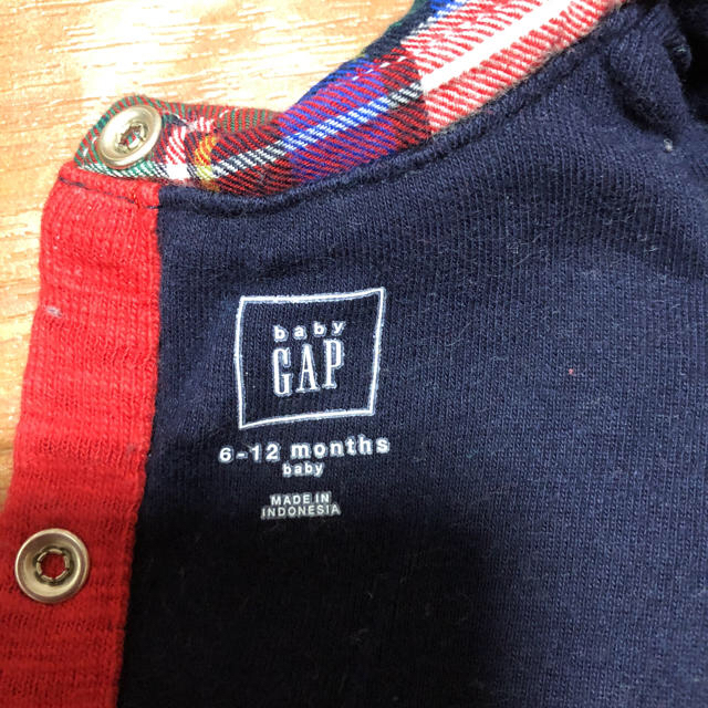 babyGAP(ベビーギャップ)のbaby Gapの長袖カバーオール サイズ80 キッズ/ベビー/マタニティのベビー服(~85cm)(カバーオール)の商品写真