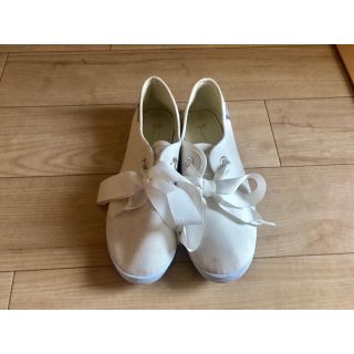 リボン flat shoes(スニーカー)