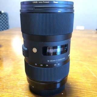 シグマ(SIGMA)の【美品】SIGMA 18-35mm F1.8 DC HSM(Canonマウント)(その他)