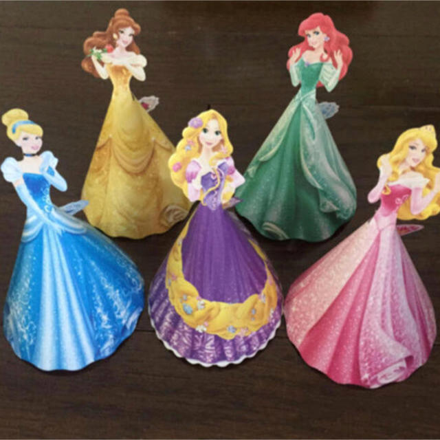 Disney(ディズニー)のディズニープリンセスメモ プリンセスメモ ドレス色当て ウエディング小物 ハンドメイドのウェディング(その他)の商品写真