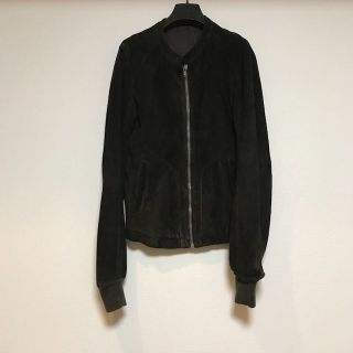 リックオウエンス(Rick Owens)のRick Owens（リックオウエンス）スエードレザー　ライダース(レザージャケット)