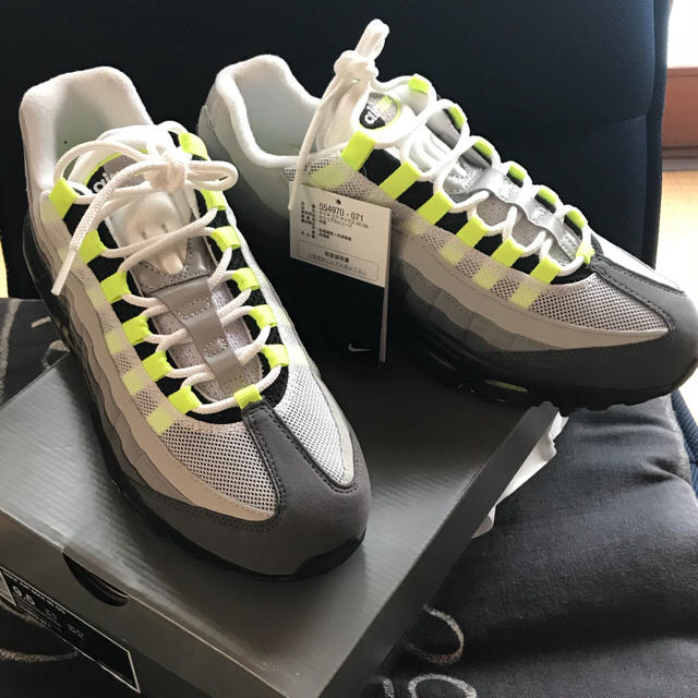 新品 Nike air max 95 OG エアマックス 27.5 neon