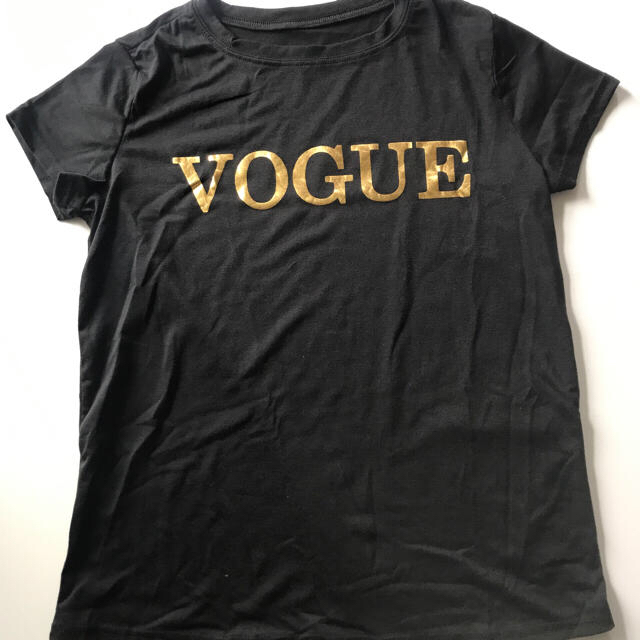 vogue ゴールド ロゴt S レディースのトップス(Tシャツ(半袖/袖なし))の商品写真