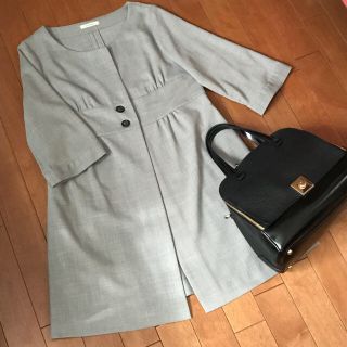 スピックアンドスパン(Spick & Span)のcocco様専用☆simplicite  ノーカラーコート(スプリングコート)