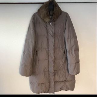 モンクレール(MONCLER)の【送料込み】【正規品】美品 モンクレール ファー ダウンコート(ダウンジャケット)