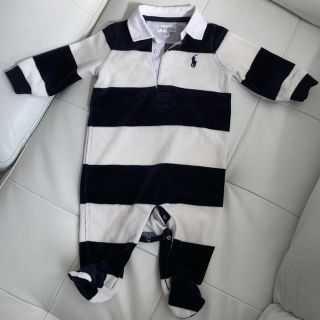 ラルフローレン(Ralph Lauren)の【超美品】ラルフローレン ベロアロンパース サイズ70(ロンパース)