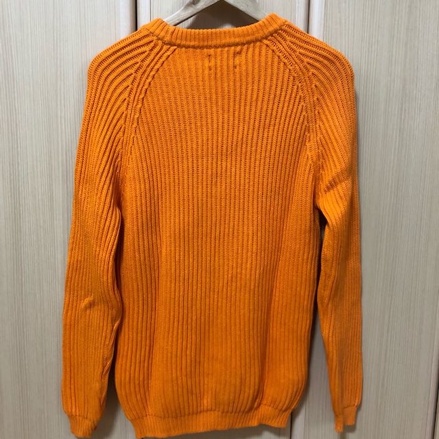 ZARA(ザラ)のzara man ニット オレンジ Mサイズ メンズのトップス(ニット/セーター)の商品写真