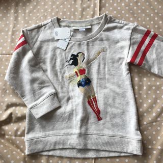 ジャンクフード(JUNK FOOD)のbabygap + Junk food コラボ ワンダーウーマン 新品未使用(Tシャツ/カットソー)