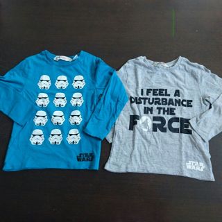 エイチアンドエム(H&M)の人気⭐STAR WARS⭐ロンT⭐ブルー(その他)