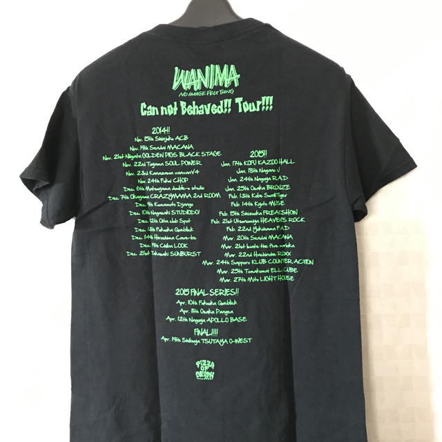 WANIMA(ワニマ)の[新品]WANIMA Can not Behaved!! ツアーTシャツ エンタメ/ホビーのタレントグッズ(ミュージシャン)の商品写真