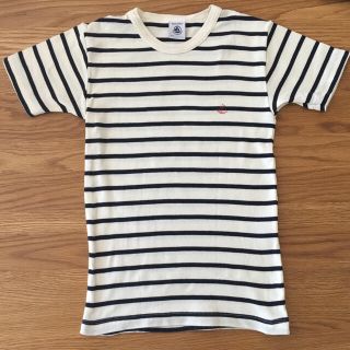 プチバトー(PETIT BATEAU)のbee様専用プチバトー128cmボーダーTシャツ(Tシャツ/カットソー)