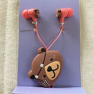 クレアーズ(claire's)のクマのイヤフォン、スマホアクセサリー(その他)