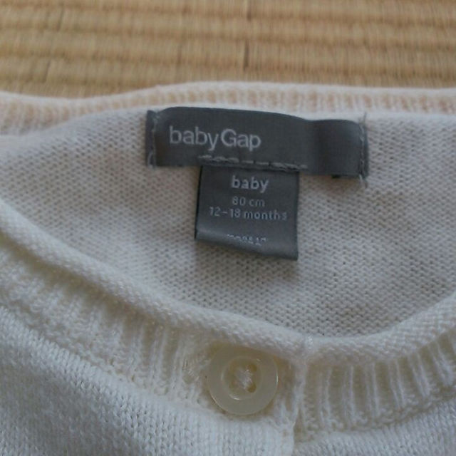 babyGAP(ベビーギャップ)の80＊baby Gap カーディガン キッズ/ベビー/マタニティのベビー服(~85cm)(その他)の商品写真