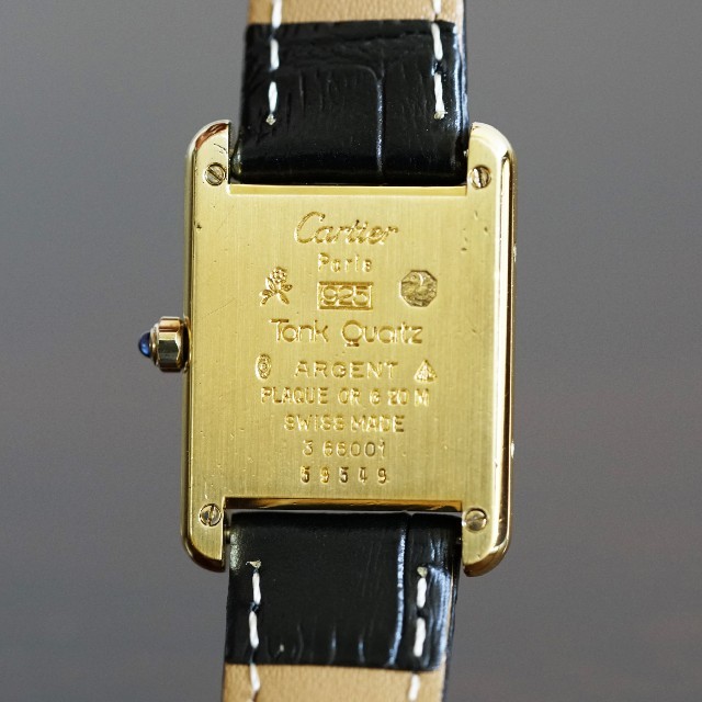 Cartier(カルティエ)の美品 カルティエ マスト タンク ゴールドローマンインデックス SM レディースのファッション小物(腕時計)の商品写真