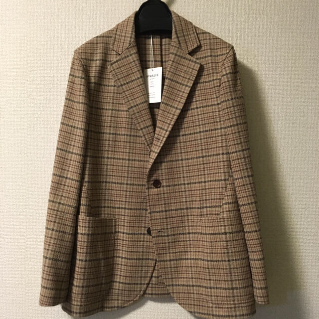 AURALEE SILK SUMMER TWEED JACKET