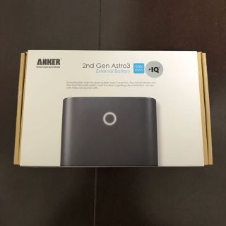 【12000mAh】anker 2nd gen Astro3 モバイルバッテリー(バッテリー/充電器)