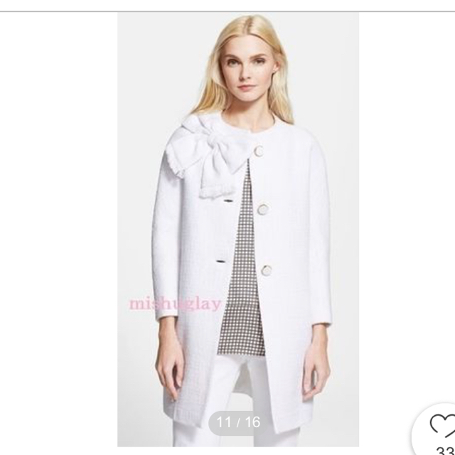 kate spade NEW YORK - ケイトスペード リボンコートの通販 by kate spade NEW YORK - ケイトスペード リボンコートの通販 by