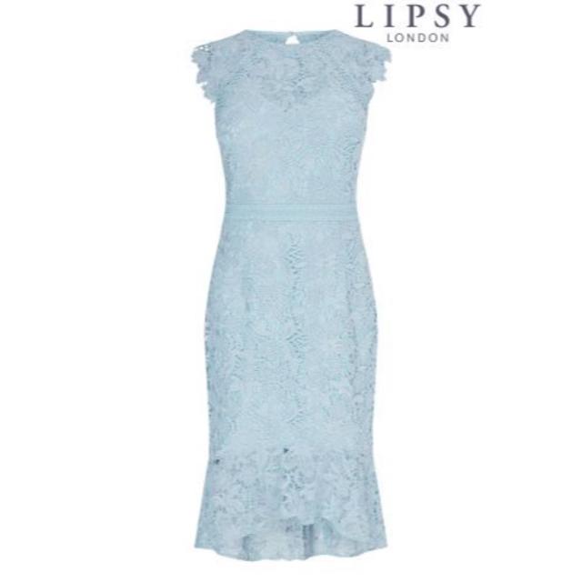 Lipsy(リプシー)◇レース フルートヘム ミディワンピース ドレス